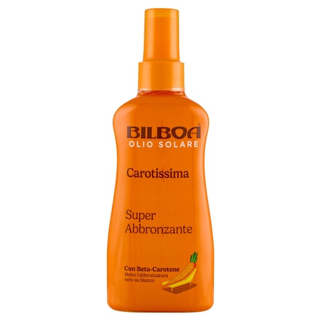 Bilboa Carotissima Olio Solare Super Abbronzante con Beta-Carotene 200 ml
